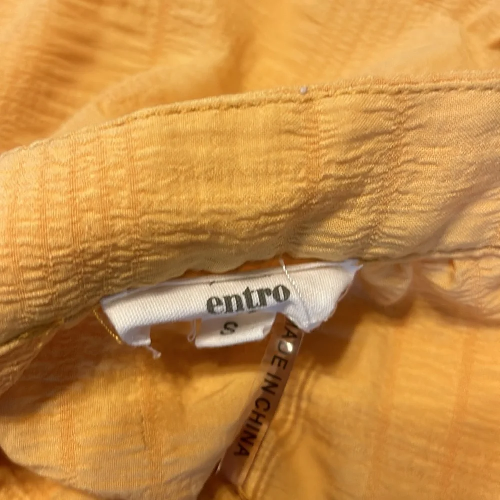 Yellow Ruffled Women's Top - Picture 3 of 4